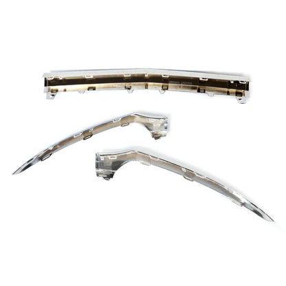 Lábio Frontal Para Choques AMG

Front Bumper Lower Lip Trim Molding Chrome for Mercedes C Class W205 2015-2018 3pcs  Set Front Bumper Lip Canard Lip Splitter