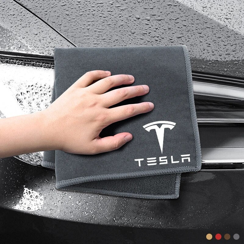 Chiffon en microfibre avec logo
 Bobine Bonina Tesla Model 3 Model S Model X Model Y Roadster