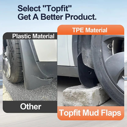 Palas Tesla Model 3 ou Y

 Garde-boue pour Tesla Model Y 3 2021 2022 2023, pneus avant et arrière, garde-boue noir mat, sans perçage, accessoires de voiture