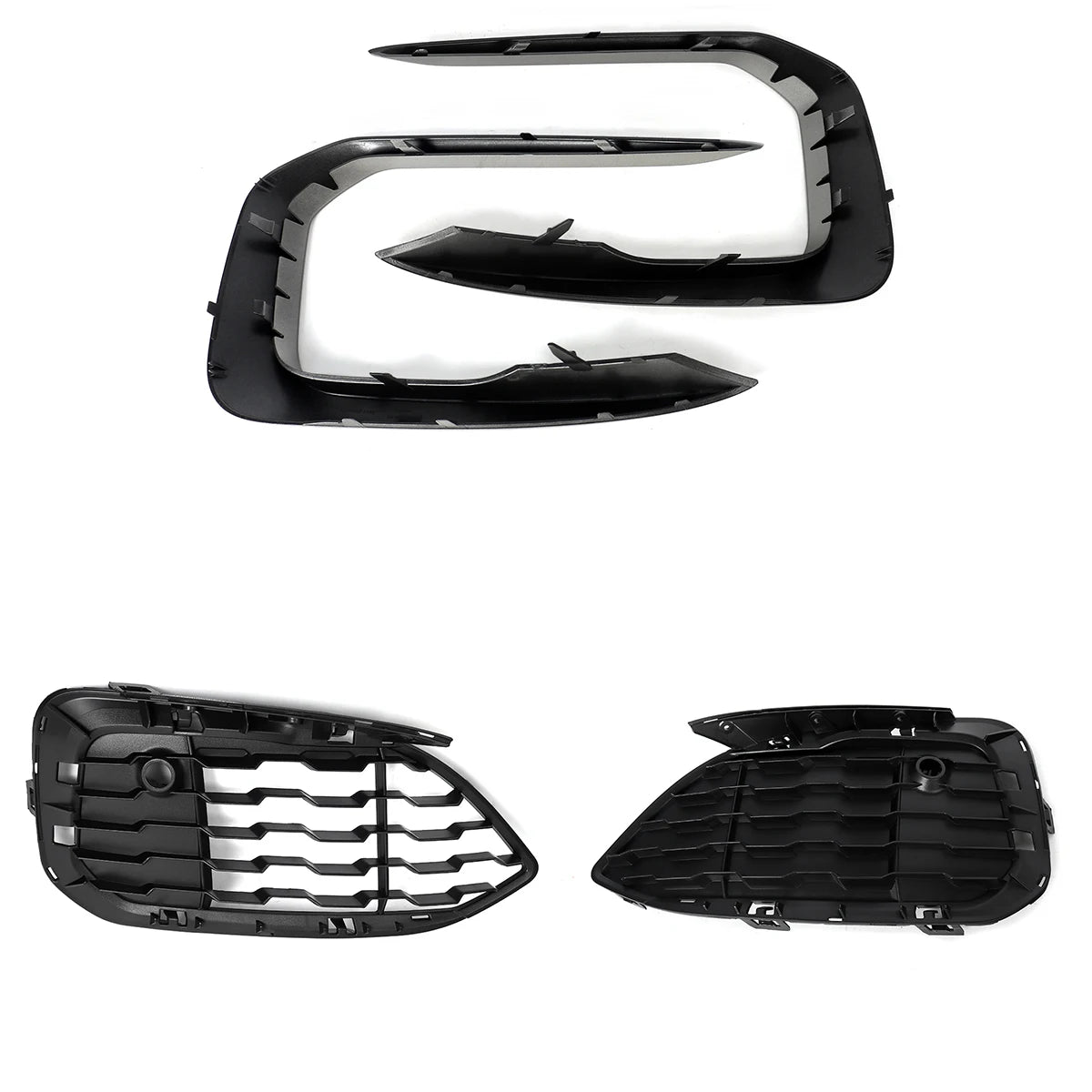 Grelhas ou splits For BMW F20 F21 M Sport M135i M140i 114d 116d 118d 120d 125d Lci 2015-2019 Front Bumper Grill Trim Clasp Fog Light Frame