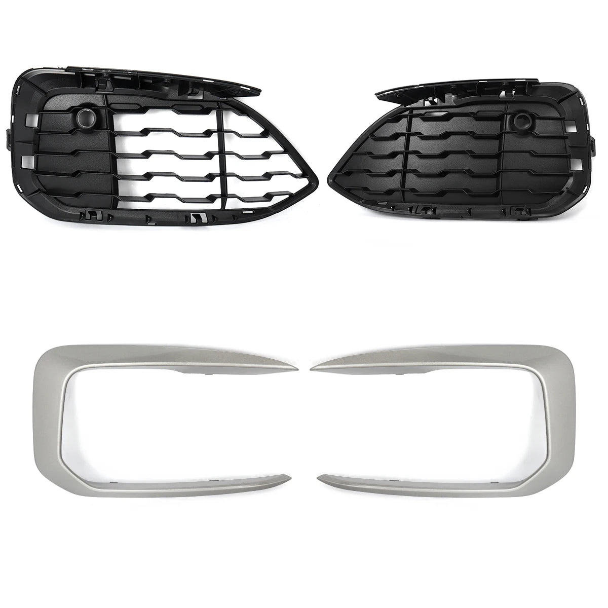 Grelhas ou splits For BMW F20 F21 M Sport M135i M140i 114d 116d 118d 120d 125d Lci 2015-2019 Front Bumper Grill Trim Clasp Fog Light Frame