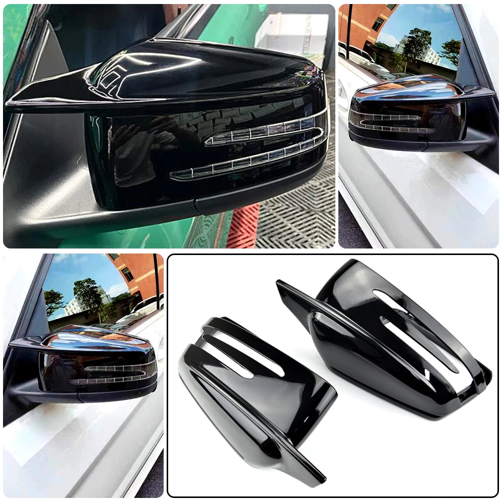 Capas ESpelho Mercedes Class A W176 cla W117 W204 

2pcs Replacement Carbon Fiber Pattern Rearview Side Mirror Cover Caps For Mercedes Benz W176 W246 W204 W212 W221 C117 X204 X156