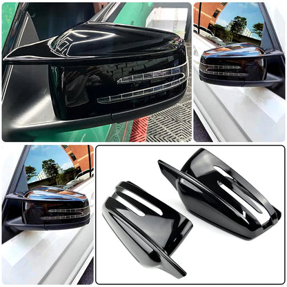 Capas ESpelho Mercedes Class A W176 cla W117 W204 

2pcs Replacement Carbon Fiber Pattern Rearview Side Mirror Cover Caps For Mercedes Benz W176 W246 W204 W212 W221 C117 X204 X156