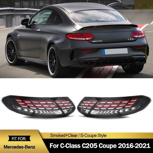 PREÇO SOB CONSULTA

Lâmpada de freio de luzes traseiras LED fumadas para Mercedes-Benz C205 w205 C63 C43 2016-2021

Smoked LED Tail Lights Brake Lamp For Mercedes-Benz C205 A205 C63 C43 2016-2021