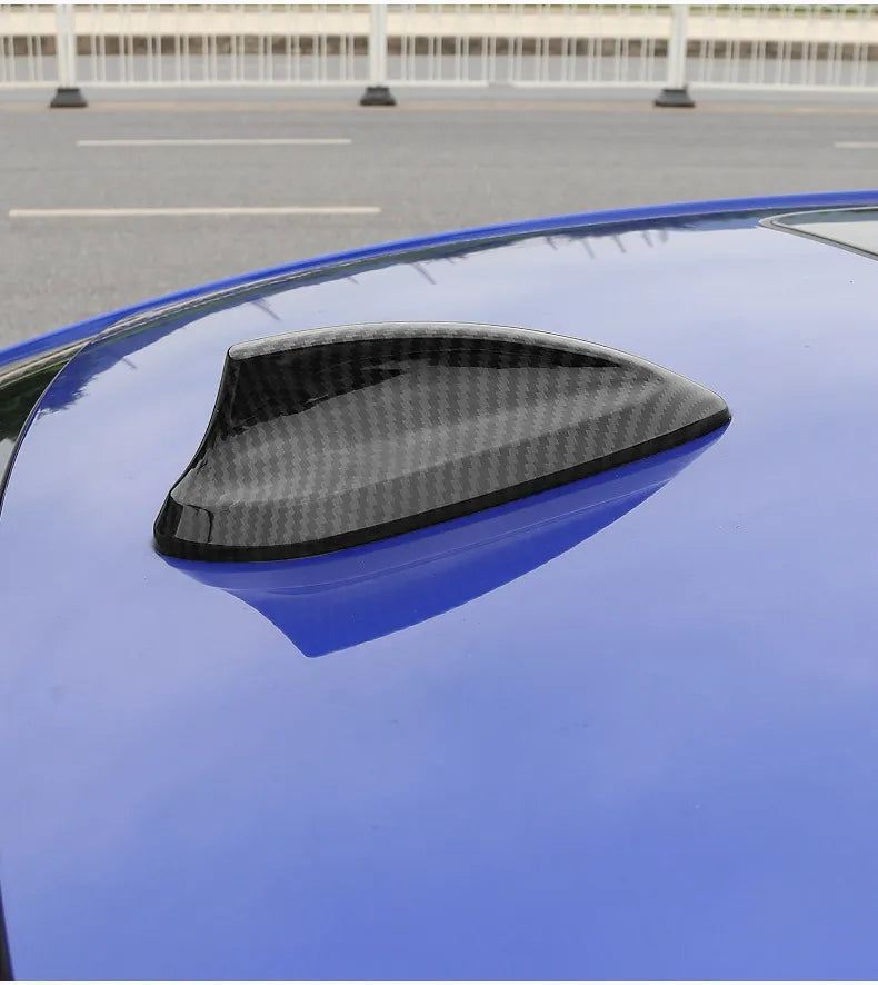 Real Carbon Pattern For BMW M2 M3 M4 Bmw Série 1,2,3,4,5,7 Series X1 X3 F22 F30 F34 F80 F87 F32 F36 F82 G11 G20 G12 G30 Shark Fin Antenna Cover