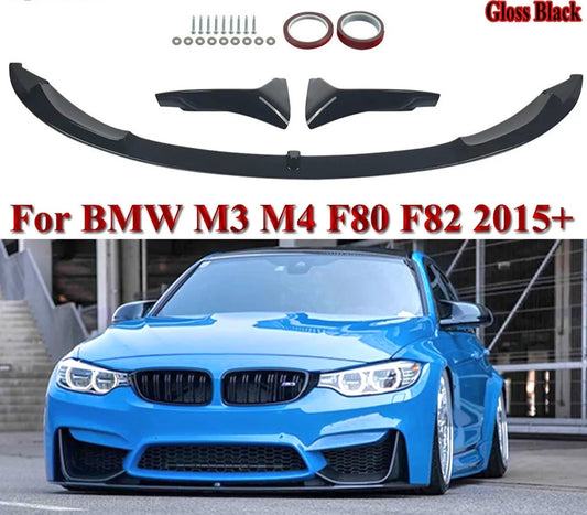 Lip frontal + Splits Bmw M4 ou M4 F80 F82 F83