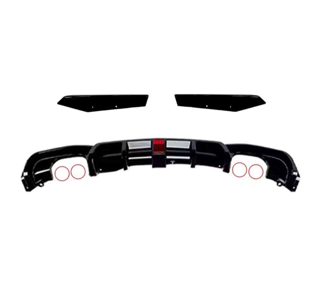 Difusor M Performance BMW F30 F31 com stop F1