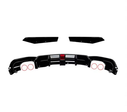 Difusor M Performance BMW F30 F31 com stop F1