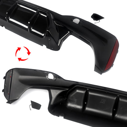 Difusor Traseiro Desportivo para BMW Série 5 (G30) (G31)– Estilo M Sport / Glossy Black