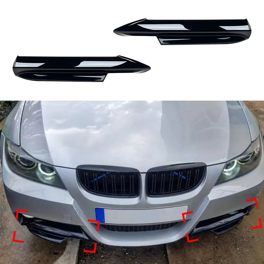 Splits para-choques M Bmw E90 E91 Pre Lci