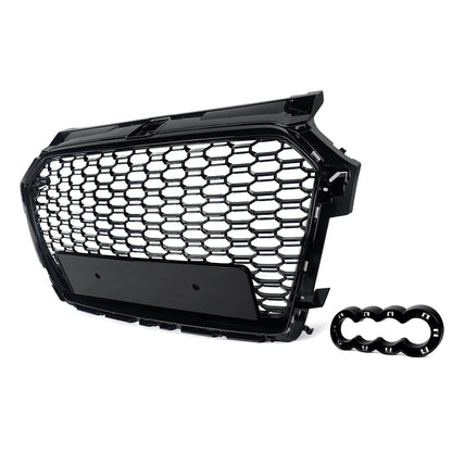 Grelha Frontal Look RS Audi A1 8X Facelift (2015–2018) – Preto