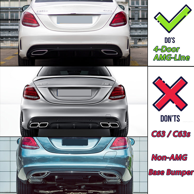 Kit c53 Mercedes w205 carrinha ou carro pack AMG