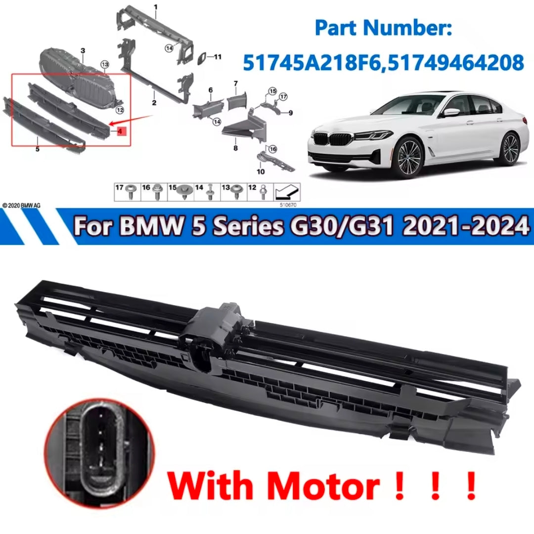 Grelha Inferior do Para-choques BMW Série 5 G30/G31 (2021–2024) com Motor