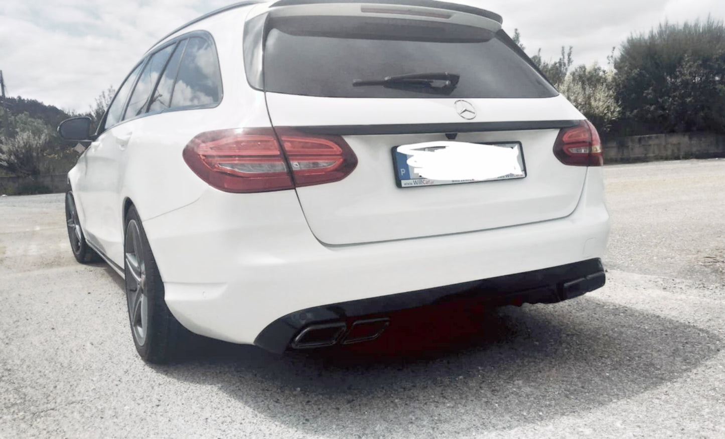 Kit c63 Mercedes W205 Sedan ou carrinha sem para-choques AMG