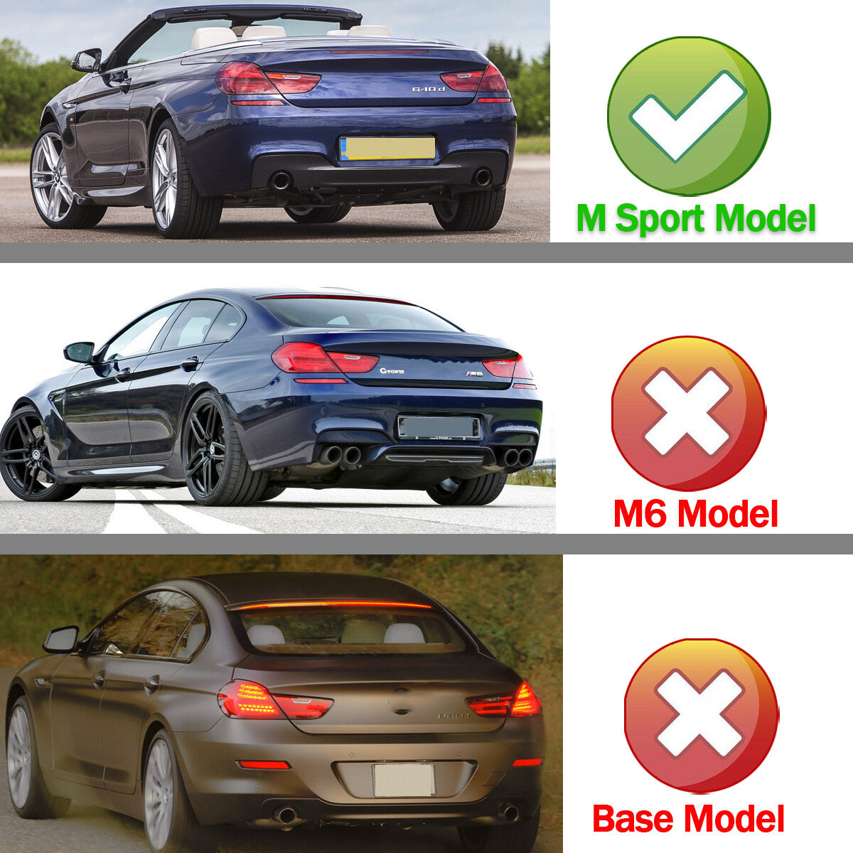 Difusor M Performance Bmw F06 F12 F13