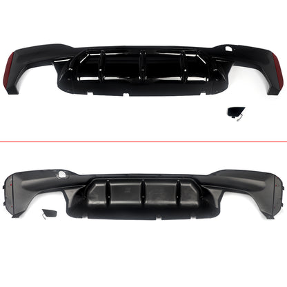 Difusor Traseiro Desportivo para BMW Série 5 (G30) (G31)– Estilo M Sport / Glossy Black