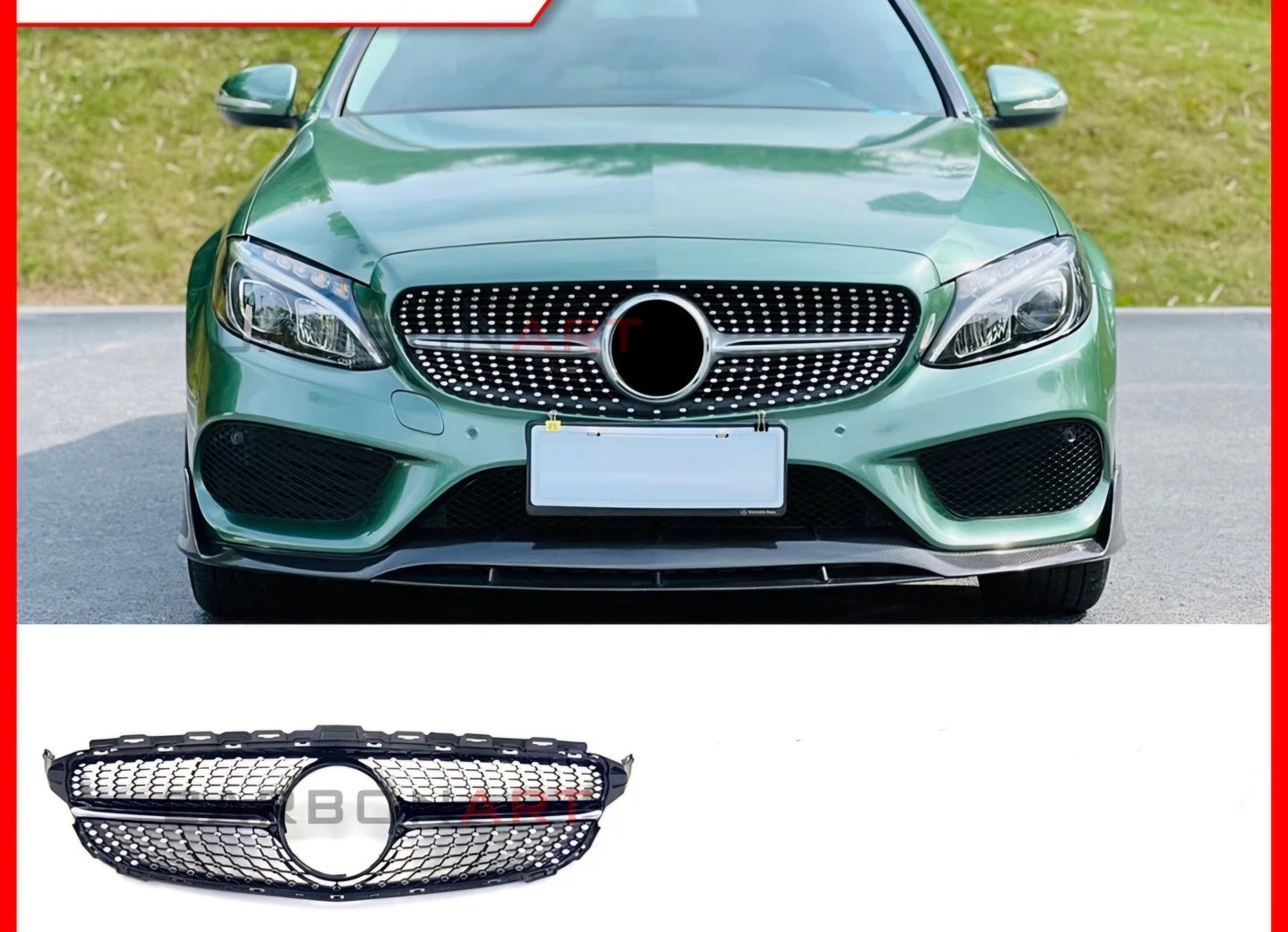 Grelha Diamante w205 Facelift apartir 2019