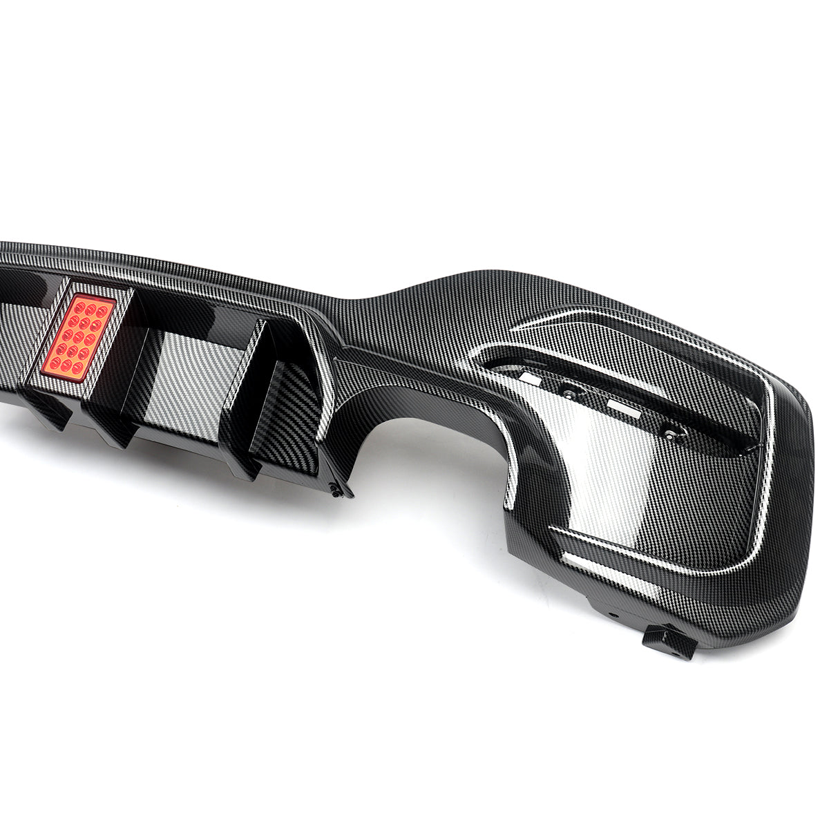 Difusor M Performance com stop estilo F1 Bmw F20 Lci Carbon Aquaprint