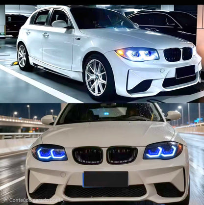 NOVIDADE Para-choques M2 Bmw E82 E88 E87 E81 Plástico Abs