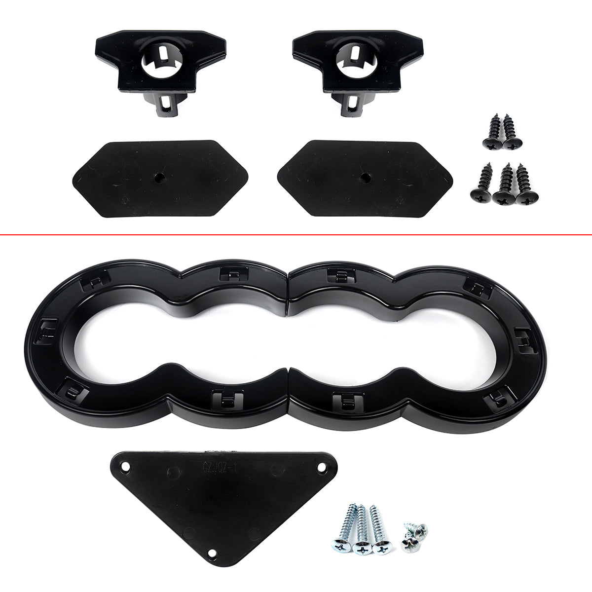 Grelha Frontal Look RS Audi A1 8X Facelift (2015–2018) – Preto