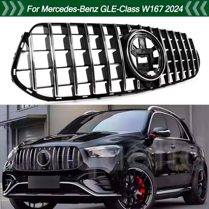 Grelha gtr Mercedes GLE W167 cromada