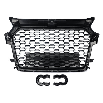 Grelha Frontal Look RS Audi A1 8X Facelift (2015–2018) – Preto