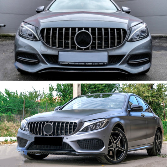 Grelha estilo GTR cromada Mercedes w205