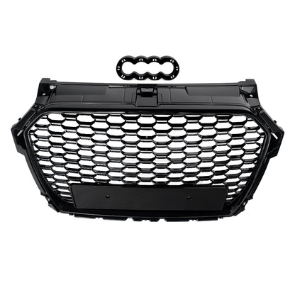 Grelha Frontal Look RS Audi A1 8X Facelift (2015–2018) – Preto