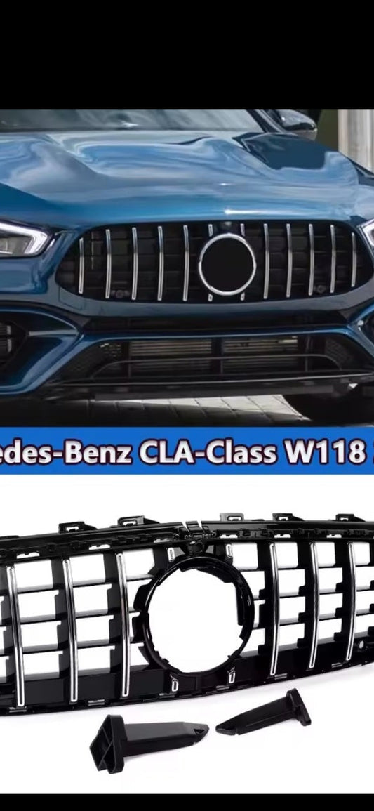 Grelha gtr Mercedes Cla w118 apartir 2023 cromada