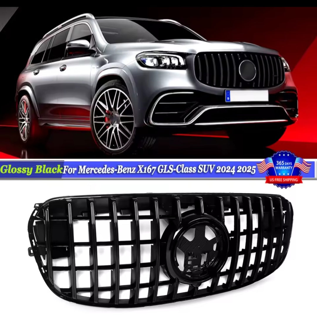 Grelha Gtr Preto brilhante Mercedes-Benz gls w167 x167