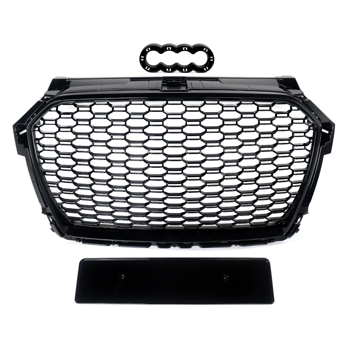 Grelha Frontal Look RS Audi A1 8X Facelift (2015–2018) – Preto