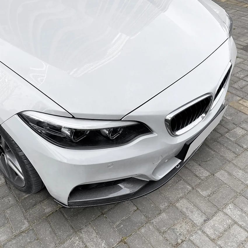 Lip frontal Bmw f22 carbono Aquaprint lamina dividida