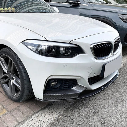 Lip frontal Bmw f22 carbono Aquaprint lamina dividida