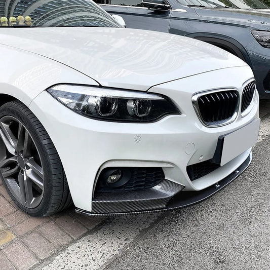 Lip frontal Bmw f22 carbono Aquaprint lamina dividida