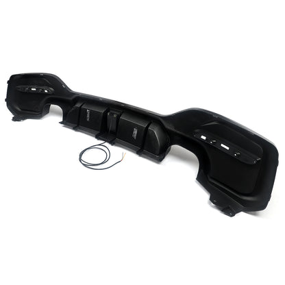 Difusor M Performance com stop estilo F1 Bmw F20 Lci Carbon Aquaprint