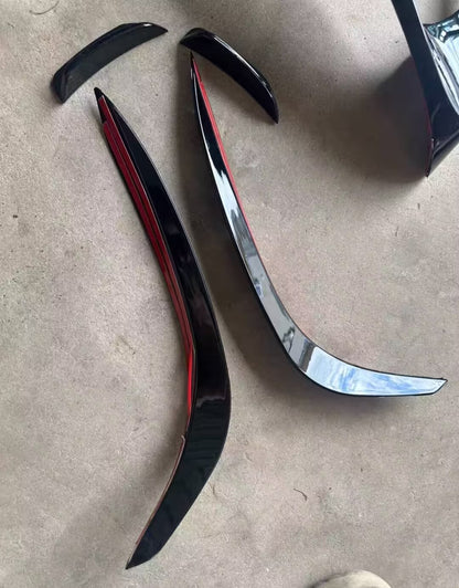 Splits Mercedes Benz CLA W118  Cla45 AMG 

For Mercedes Benz CLA W118  Cla45 AMG Front Lip Bumper Side Hood Fog Lamp Light Cover Spoiler Air Vent Frame Trim