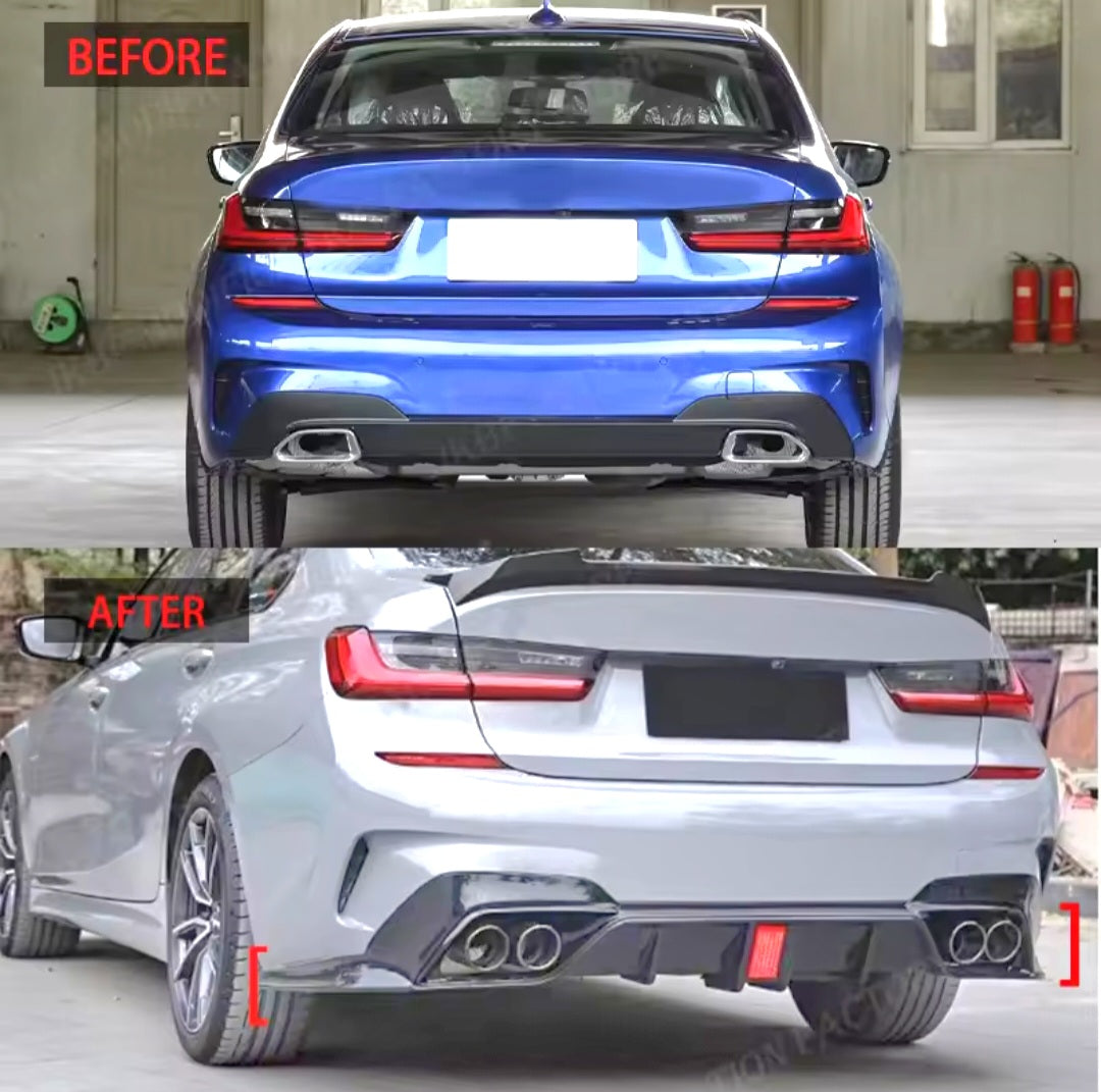 Kit Difusor M Performance BMW G20 G21

Apenas para-choques M

 com stop F1 carbono Aquaprint